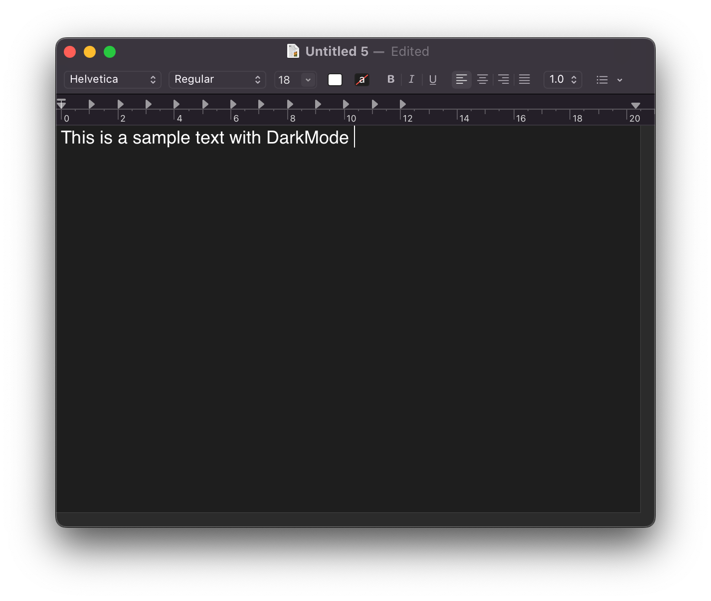 TextEdit DarkMode